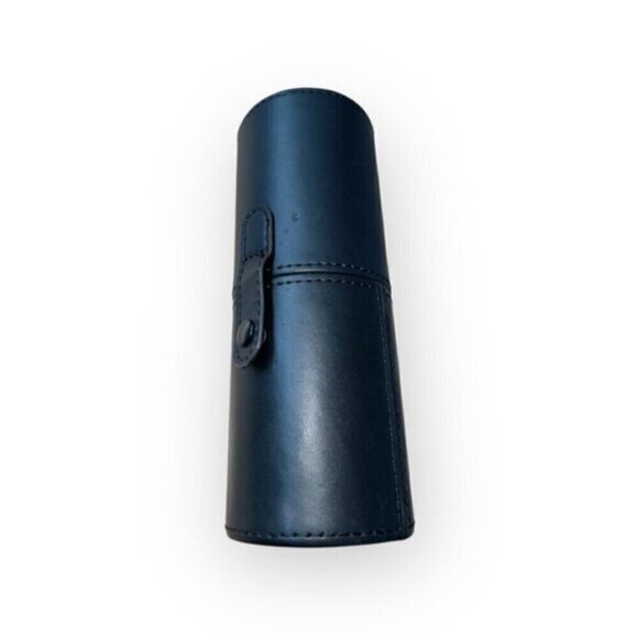 MORPHE black hard shell leather snap close makeup brush tall tool case travel - Picture 3 of 5